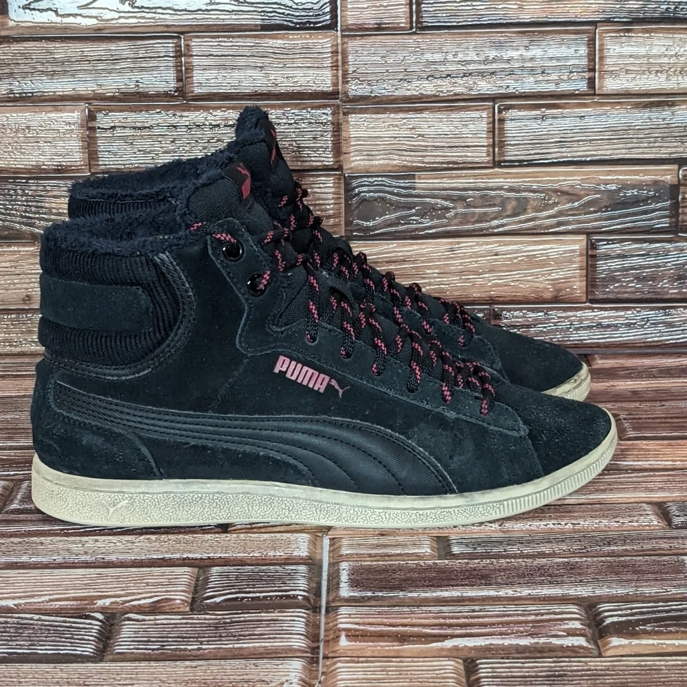 Puma fleece Lined Mid Suede - Women's 9_3